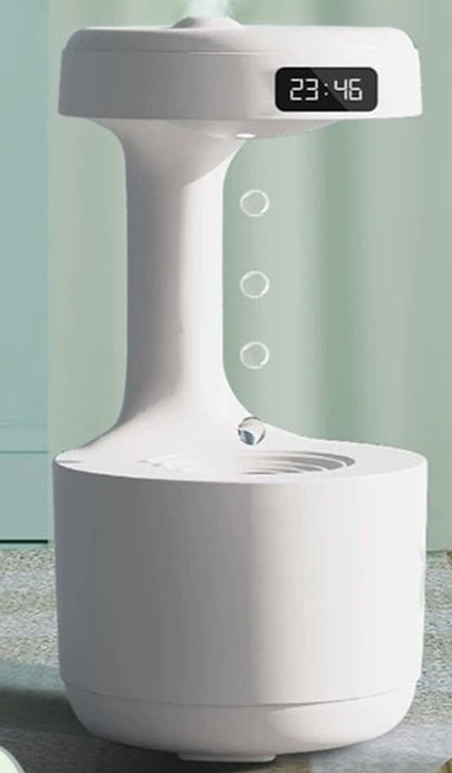 Elegant LED Waterfall Humidifier with Touch Control and Night Light