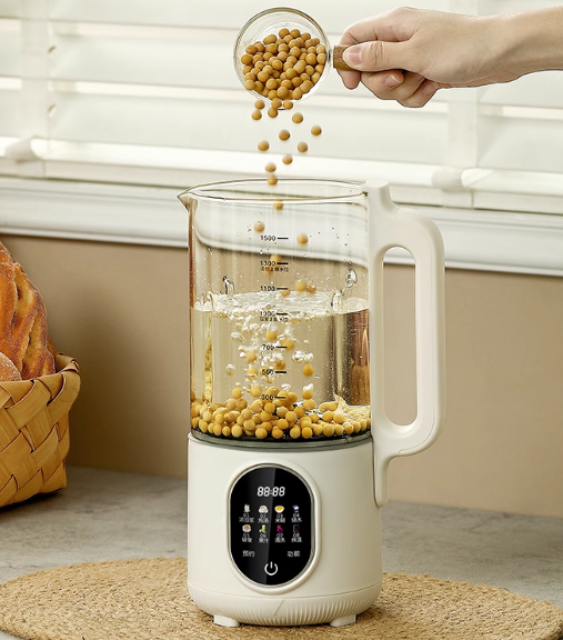 Automatic 1500ML Soy Milk Maker with One-Touch Operation