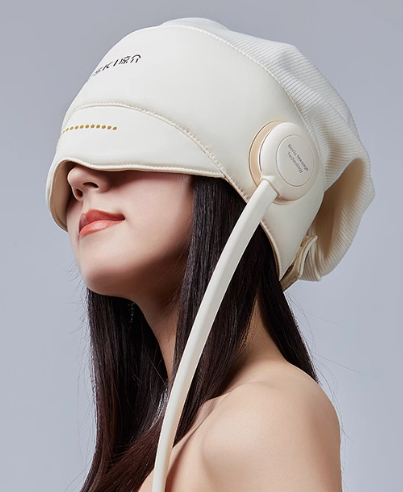 Head and Eye Massager Cap for Stress and Headache Relief