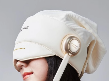 Head and Eye Massager Cap for Stress and Headache Relief