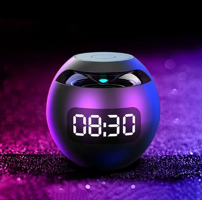 All-in-One Wireless Alarm Clock, Bluetooth Speaker and Fast Wireless Charger