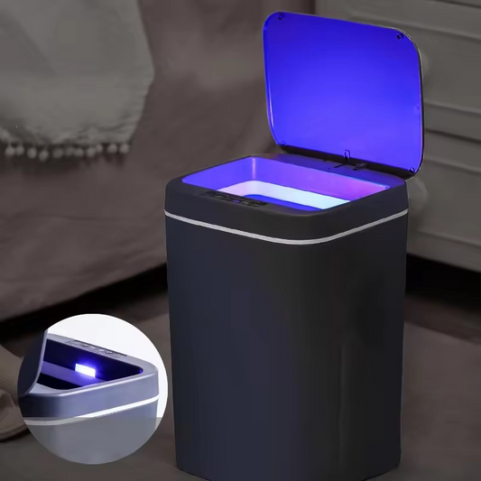 Touch-Free Smart Rectangular Rechargeable Trash Can